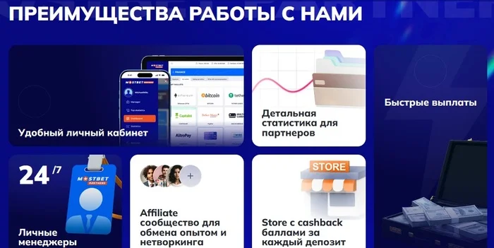 Преимущества партнерской программы Мосбет в Туркменистане